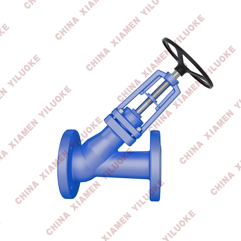 Y-Type Globe Valve Carbon Steel Y type Globe Valve